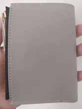 Billetera corta con estampado de flores para mujer, monedero pequeño con cremallera, tarjetero de cuero