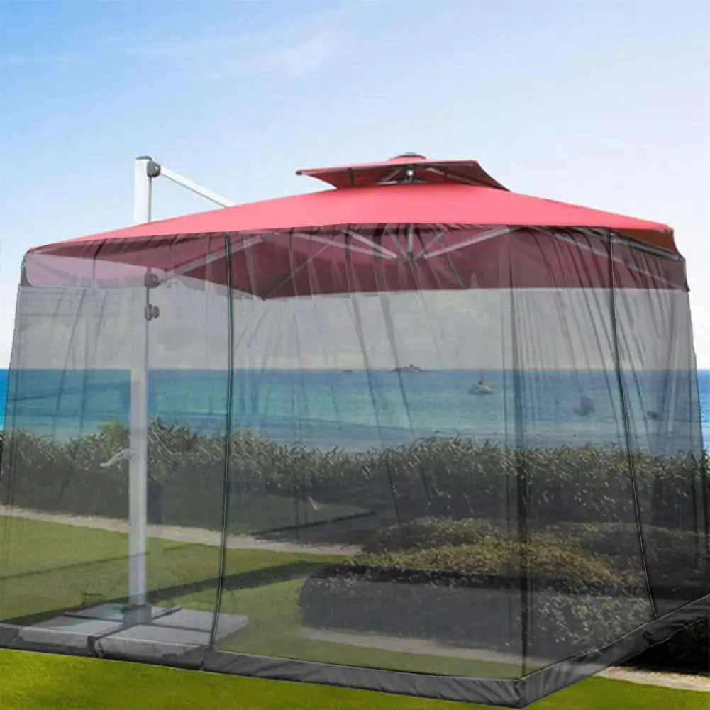 Outdoor Mosquito Net Patio Umbrella Cover Netting Screen UV Resistant Netting For Outdoor Yard Camping Picnic Net Cover