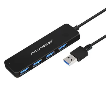 

Usb3.0 Hub 4 Port Splitter Multi-Port 3.0 Docking Station Usb2.0 Printer Computer Practical Accessories