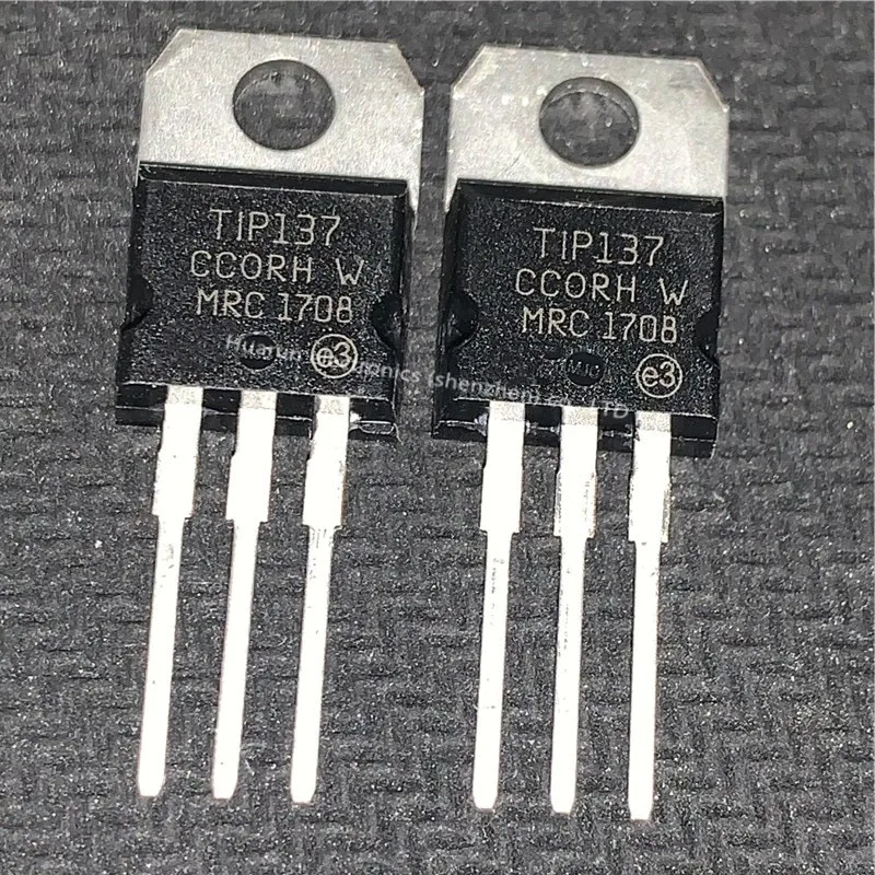 10 шт./лот TIP137 100V / 8A 70W TO 220 PNP Darlington силовой транзистор|Интегральные схемы| |