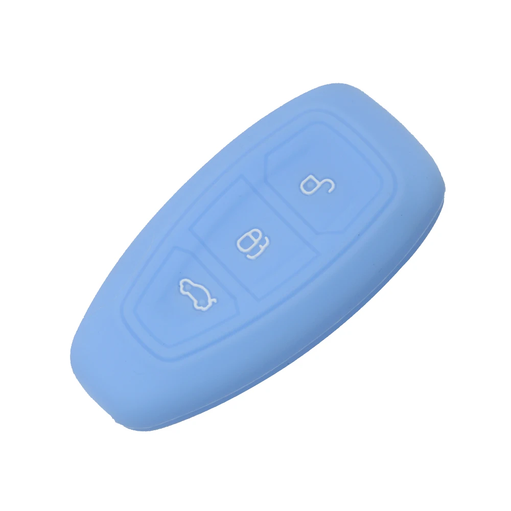 KeyforkessChiave Del Silicone Per Ford Caso Astuto Della Copertura Della Cassa Chiave A Distanza Per Ford Fiesta Messa A Fuoco Mondeo Ecosport Kuga MK2-Mk4 ranger 2 3 ST - Hdb6883c01d8e4f93993880e976b921daD