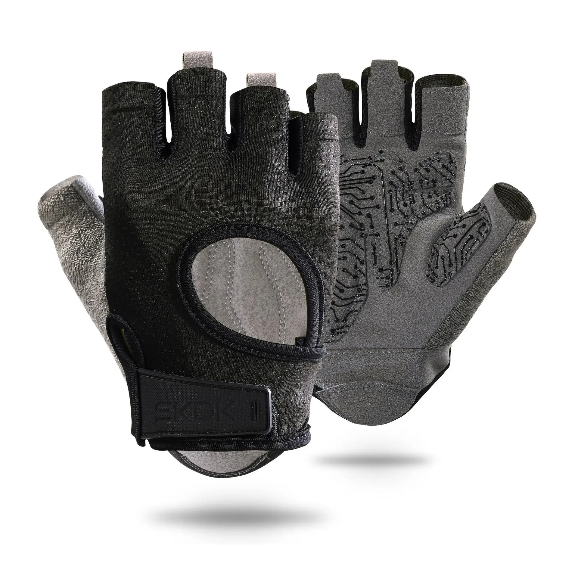 

Fitness Gloves Male Sports Women Apparatus Training Horizontal Bar Chin-up Exercise Half Finger Anti-slip Breathable Cycling Glo