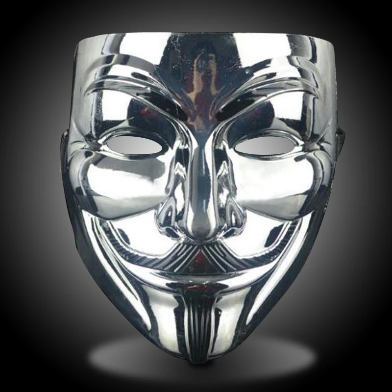 1 шт. 4 стиля Хэллоуин Вечерние Маски V для Вендетта маска Anonymous Guy Fawkes необычный аксессуар для костюма для взрослых косплей маски для вечеринки, B