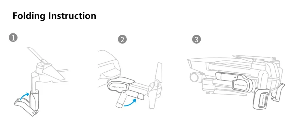 PGYTECH ножка шасси для DJI Mavic Mini Skid усиленные амортизирующие стабилизаторы ножка для DJI Mavic Mini АКСЕССУАРЫ