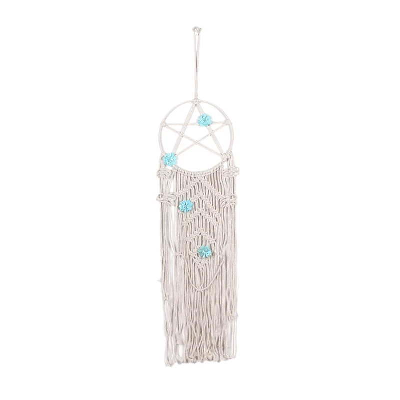

Macrame Woven Tapestry Wall Hanging Boho Chic Bohemian Home Geometric Art Decor Beautiful Apartment Dorm Room Decoration MS7367