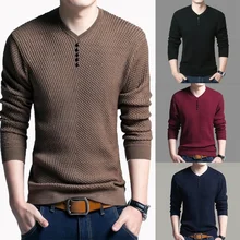 #Special Offers Autumn New Men's T - Shirt Casual Youth Pure Color Men's V-Neck Sweater Designer Sweater #Special Offers Autumn New Men's T - Shirt Casual Youth Pure Color Men's V-Neck Sweater Designer Sweater