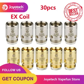 

Original 10pcs -30pcs Joyetech EX Coil Head 1.2ohm/0.5ohm Coil for Exceed Series Atomizers Spare Part for Exceed Tank E-cig Coil