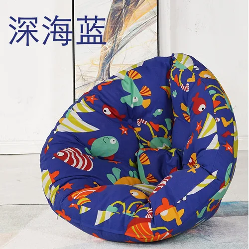 Lazy Bean Bag Chair Cover Without Filler Puff Sofa Kid Camping Party Pouf Bed Gaming Puff Ottoman Cama Bedroom Tatami Floor Seat - Цвет: M