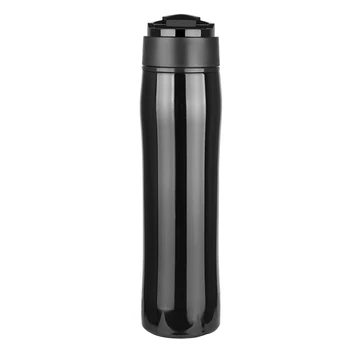

Original Portable French Press Coffee Maker Vacuum Insulated Travel Mug Premium Stainless Steel Hot And Cold Brew Great For Comm