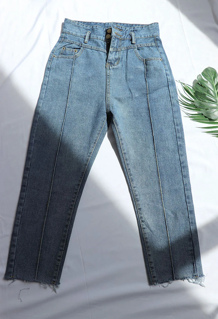 Джинсы для женщин в стиле бойфренд мама с высокой талией для мам bootcut Women mujer jean femme свободные дамские шаровары джинсовые брюки tejanos