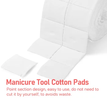 

Cotton Nail Wipes Nail Tips Polish Remover Cleaner Lint Paper Pad Soak Nail Art Cleaning Tool Manicure Tool