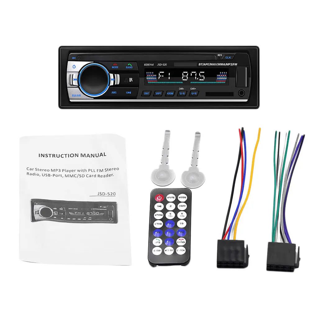 Bluetooth-стерео FM-радио 12 В USB MP3 плеер |
