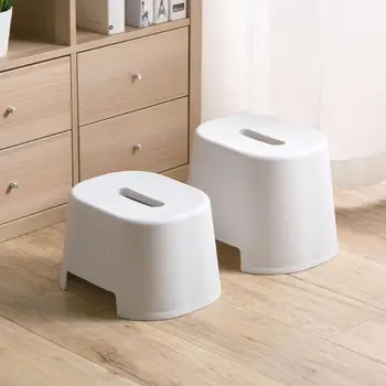 

Japanese-style Stool Thick Plastic Shoes Bench Children's Stool Home Living Room Adult Simple Bench