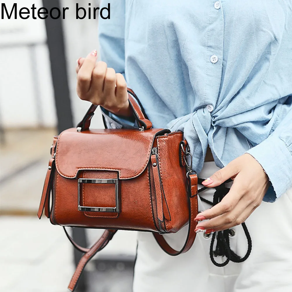 Meteor bird коричневая маленькая сумка для женщин, сумки через плечо, женская сумка-мессенджер, сумки через плечо с клапаном