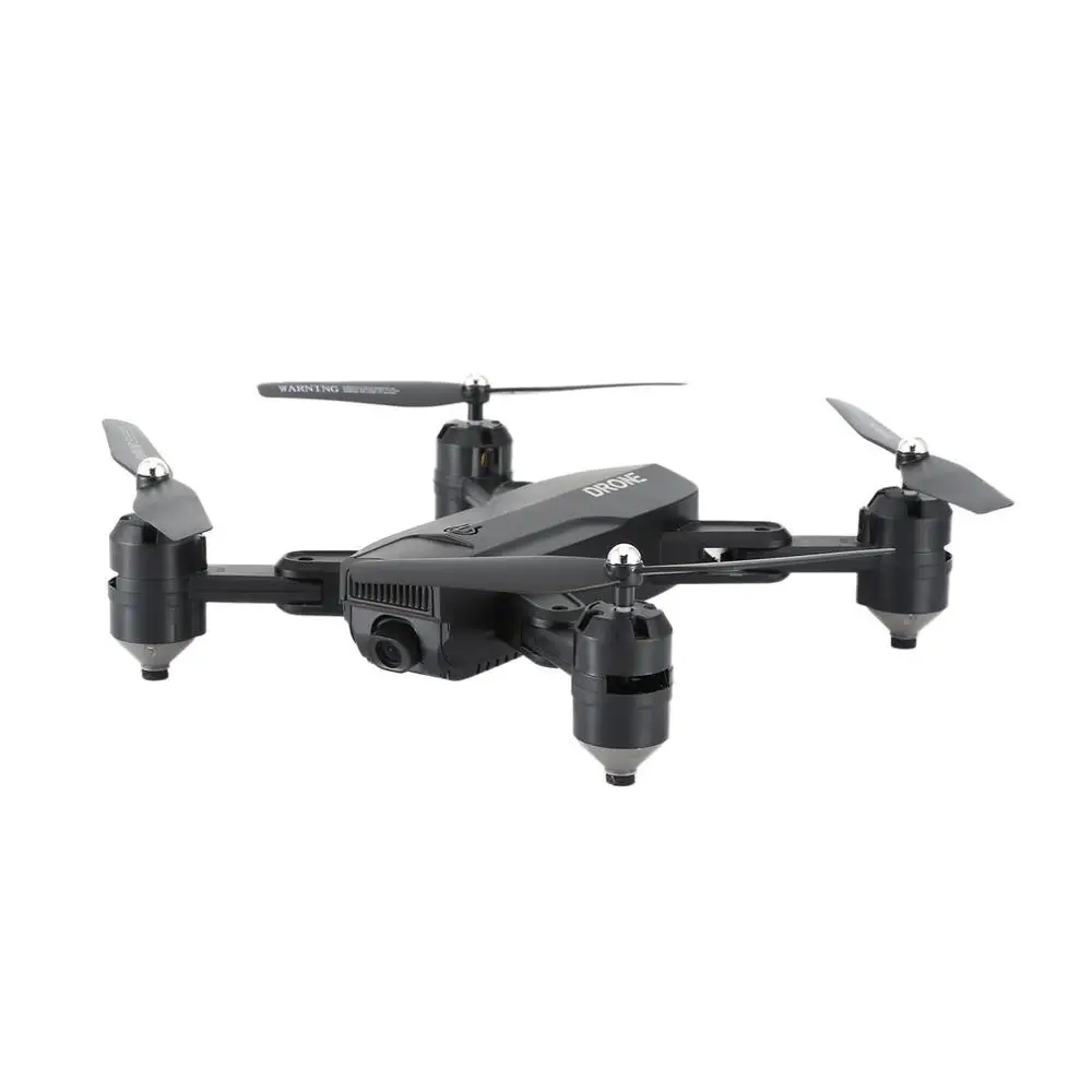 720P Black Дрон GPS 4K детская воздушная камера оптический поток 1080P HD Двойная камера воздушная видео складная игрушка пульт дистанционного управления квадрокоптером самолет - Цвет: 720P Black