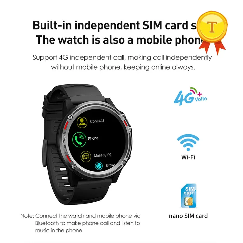 Умные часы с поддержкой Android 7 1 4G lte поддержка GPS определение местоположения bluetooth
