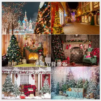 

Photography Backdrops Christmas backdrop Decoration Birthday Party Fotografia Photo Backgrounds Christmas fireplace