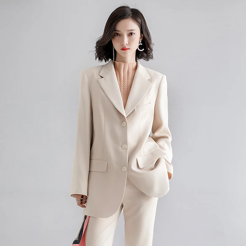 

2019 Autumn New Style Suit Jacket Women's Korean-style Elegant Slim Fit Loose Casual Suit outside