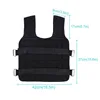 15KG 30KG Loading Weight Vest Adjustable Weights Jacket Breathable Shockproof with Multi Pockets For Running  Weight Lifting 2