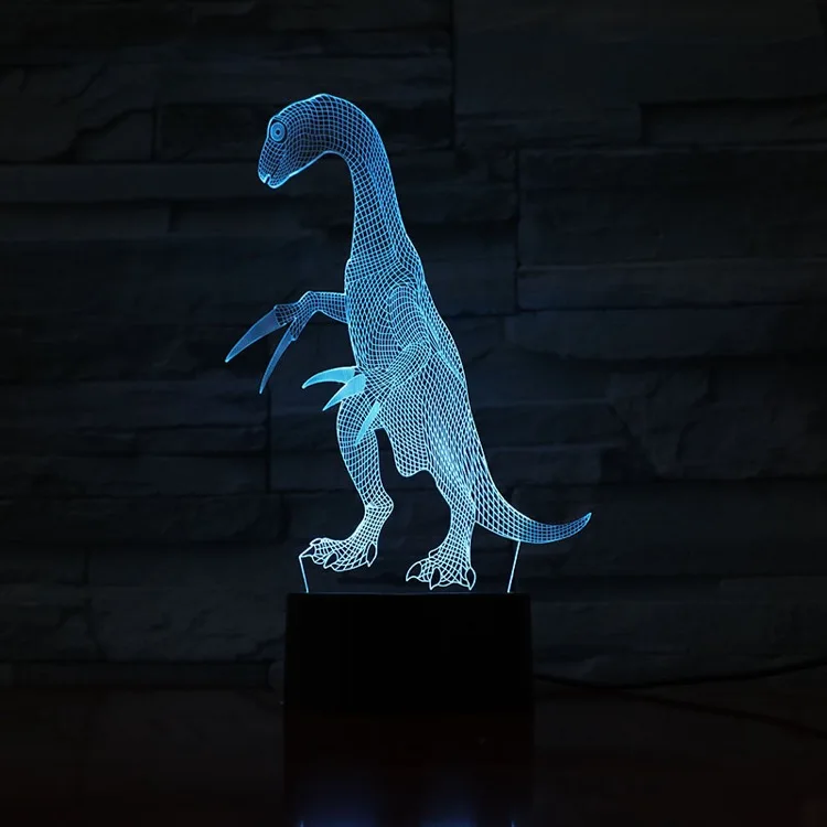 

The Dinosaur Iguanodon Jurassic World 3d Lamp Best Prensent for Kids Decoration Led Night Light Lamp 7 Colors with Remote Office