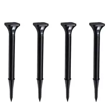 Наружное солнечное питание индукция тела IP44 Водонепроницаемый светодиодный высокий черное освещение для сада, патио, газона, двора, тропинка, Sideway