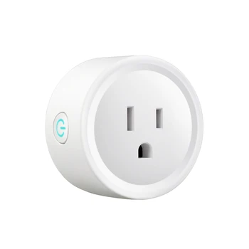 

100-250V Portable Intelligent Automatic Mini Socket Wifi Plug Wi-Fi Enabled App Remote Control Wireless Timer with ON/OFF Switch