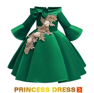 Детские праздничные платья принцессы для девочек, многослойная юбка-пачка с кружевными цветами для девочек возрастом от 1 года до 12 лет, одежда для маленьких девочек детское платье для свадебной вечеринки