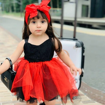 

2020 Baby Girls Princess Dress Wedding Flower-girl Dress Children Ballet Dress For Party Dance Princess Girl Tulle Clothes