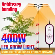 

LED Grow Light With Tripod Stand Full Spectrum Plant Lamp 300W 400W LED Timing Dimming Growth Lamp For Indoor Flower Phyto Lamp