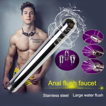 

High Quality 3 Shower Head Aluminum Enema Flush Tools For Adults Nozzle Shower Backyard Colonic Douche Cleaner MD88