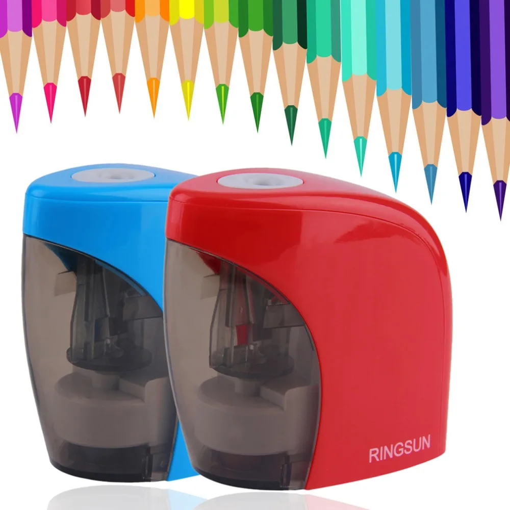 

Electric Pencil Sharpener For Office School Use Automatic sturdy ABS Pencil Cutter Wood Pen Sharpener Drop Shipping