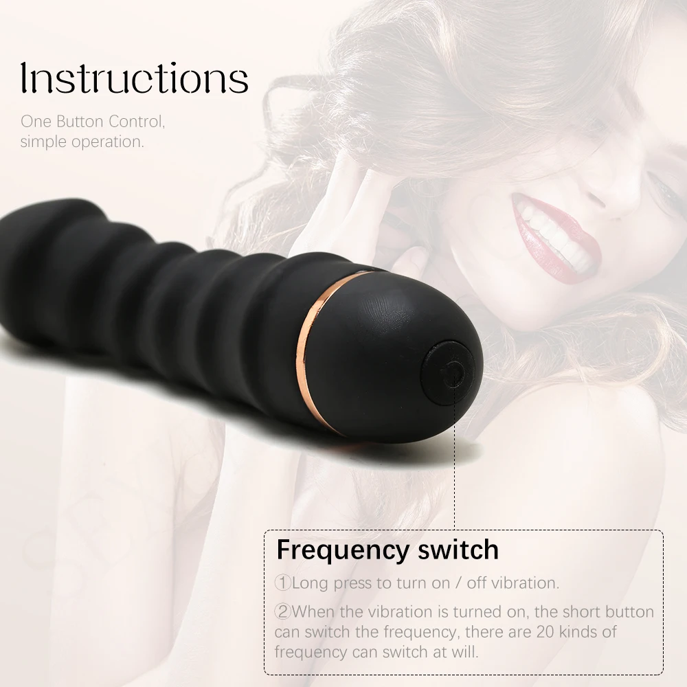Modalità vibratore 20 giocattoli sessuali per donne, morbido silicone, vibratore forte punto G, masturbazione realistica_voghion.com
