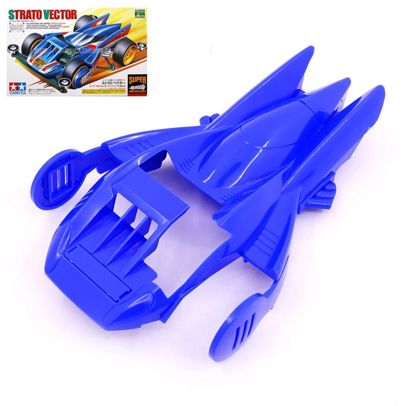 Синий автомобиль Cowl/Shell/Cover для STRATO VECTOR Tamiya Mini 4WD гоночный модель 94929 подходит FM/FMA