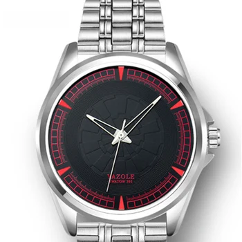 

CTPOR New Business Leisure Fashion Waterproof Watch Men's Stainless Steel Quartz Watch Leisure Watch B075