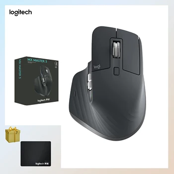 

Promotion!! Logitech MX Master 3 Wireless Mouse Bluetooth with 2.4G Receiver Gaming Mouse Office Mouse for laptop pc BLACK