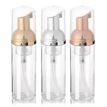 

2020 50ML Clear Foam Bottle Liquid Soap Shampoo Lotion Shower Gel Dispenser Bottles Empty Pump Refillable Travel Container