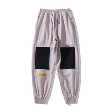 INS Осенне-зимняя обувь прилив бренд с эластичной талией луча стопы инструментный карманный свободные средства ухода за кожей стоп мужские спортивные повседневные штаны; комбинезон с девятью кнопками; Штаны