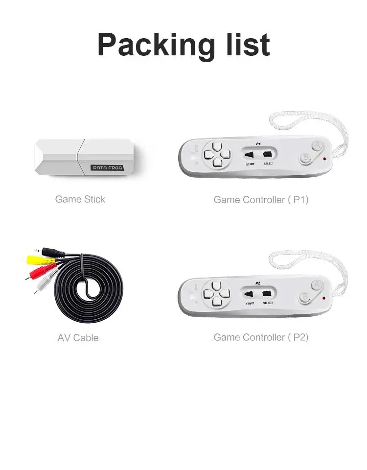 Ретро игровая консоль, Беспроводная USB консоль, поддержка ТВ-выхода, встроенный в 620, Классические видеоигры, двойные ручные геймпады