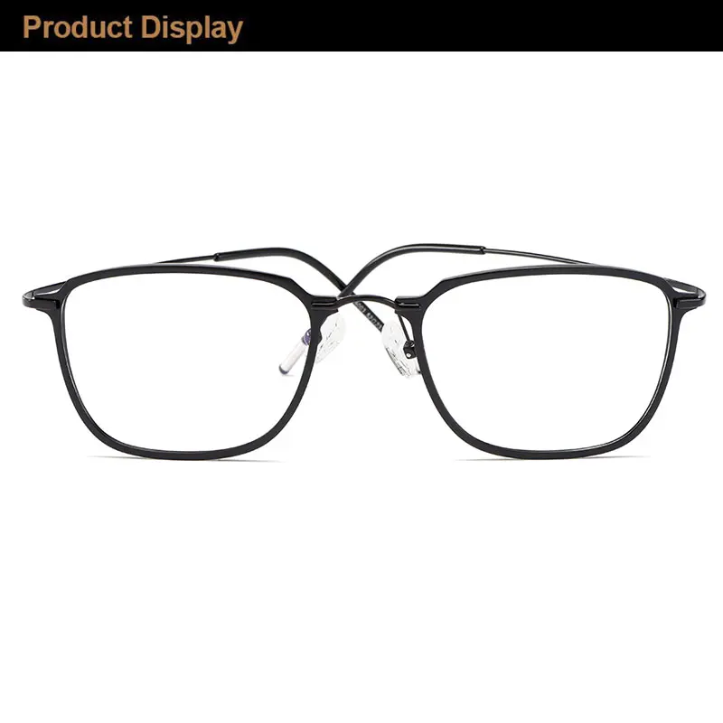 Gmei Optical Ultralight Beta Titanium Flexible Glasses Frame Men Square Prescription Eyeglasses Myopia Optical Frames M19003