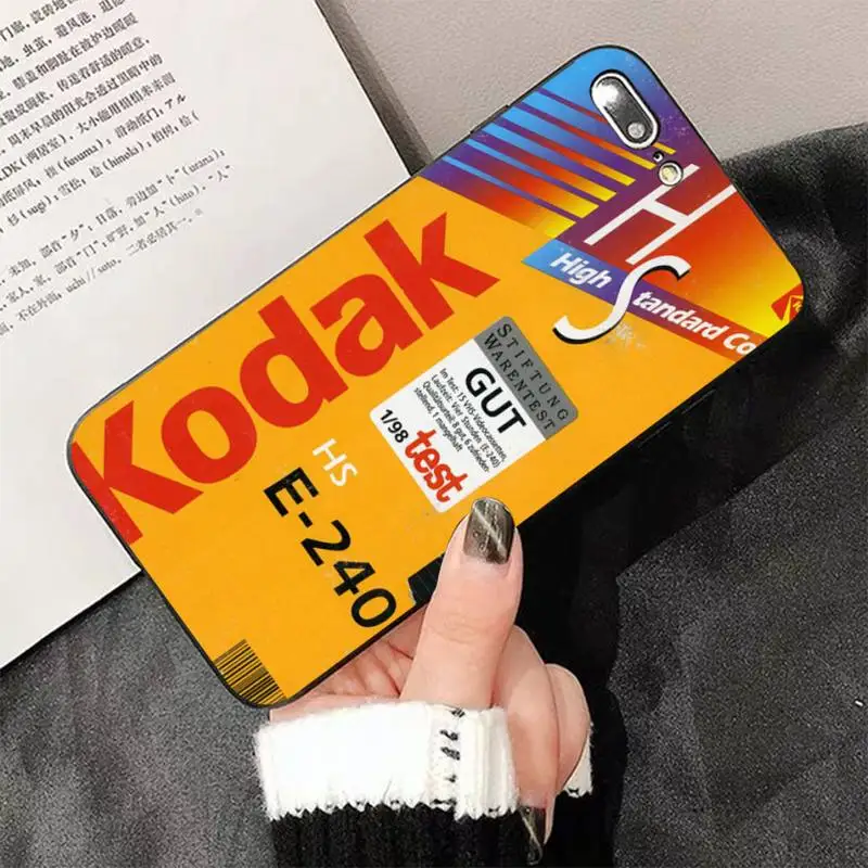 TOPLBPCS Japanese brand film Fashion Soft Kodak Black Cell Phone Case for iPhone 8 7 6 6S Plus X 5 5S SE 2020 XR 11 pro XS MAX