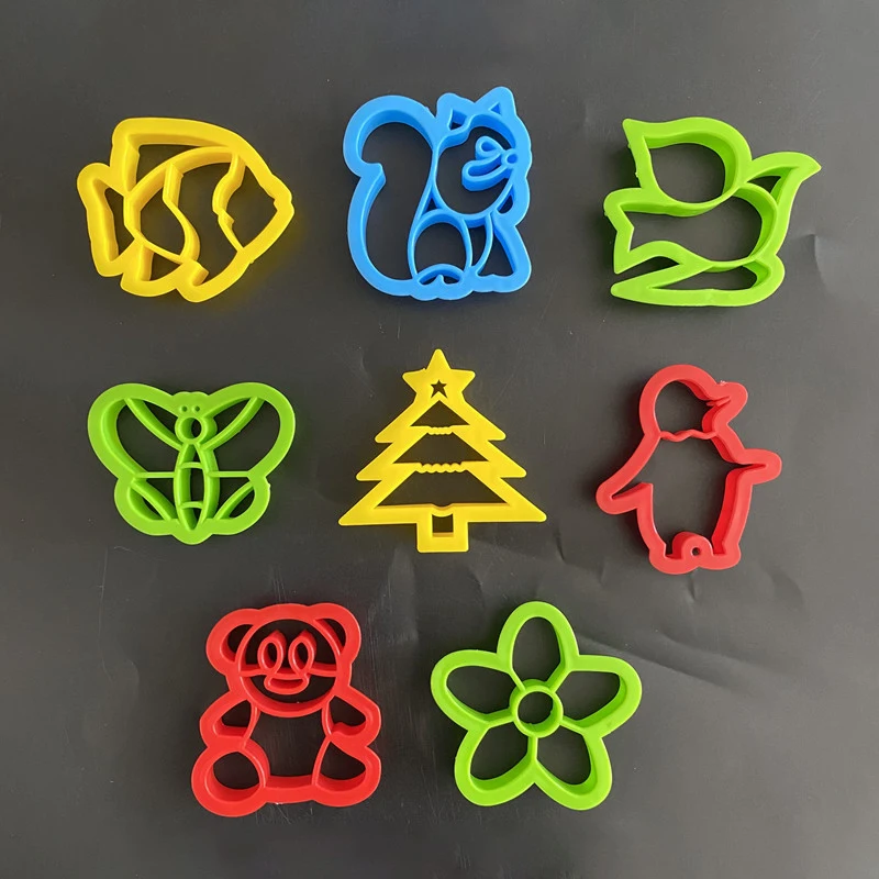 Slimes Soft Clay Flower Animals Letter Number Tool Plasticine Modeling Cutter Plastic Sculpture Play Dough Toys play dough tools,slime kit,modelling clay