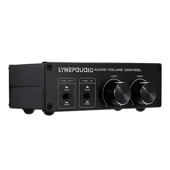 

Lynepauaio 2 In And 2 Out Switcher Volume Controller, Rca Signal Switches To Xlr Balanced Signal, Provides Rca And Xlr Interface