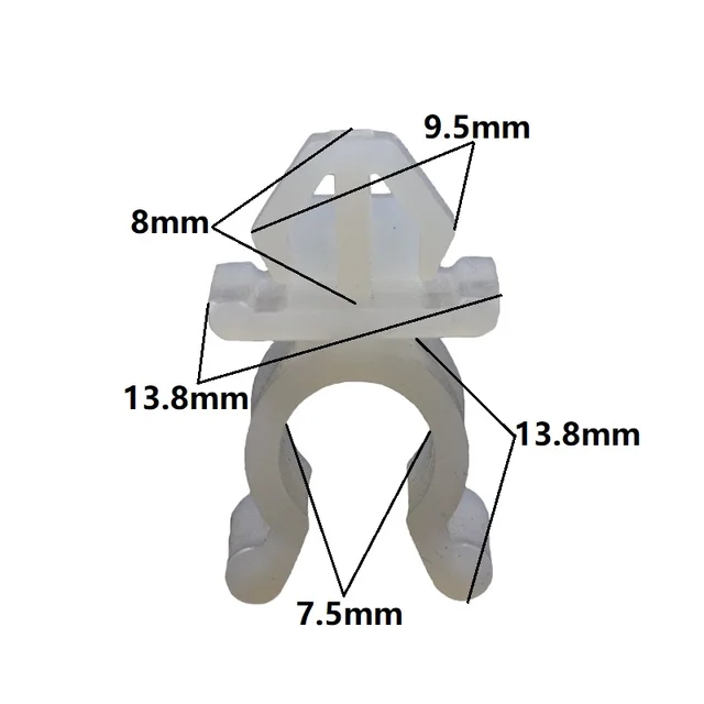 20 PCS Car Fastener Hood Bonnet Prop Rod Support Clip nylon plastic retainer for Toyota Nissan Benz Hyundai Honda 20Pcs