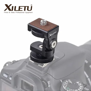 

HB-1 Mini Hot Shoe Adjustable Mount Holder on-Camera Monitor Bracket Stand 1/4'' screw for Video Camera Monitor Fill light Flash