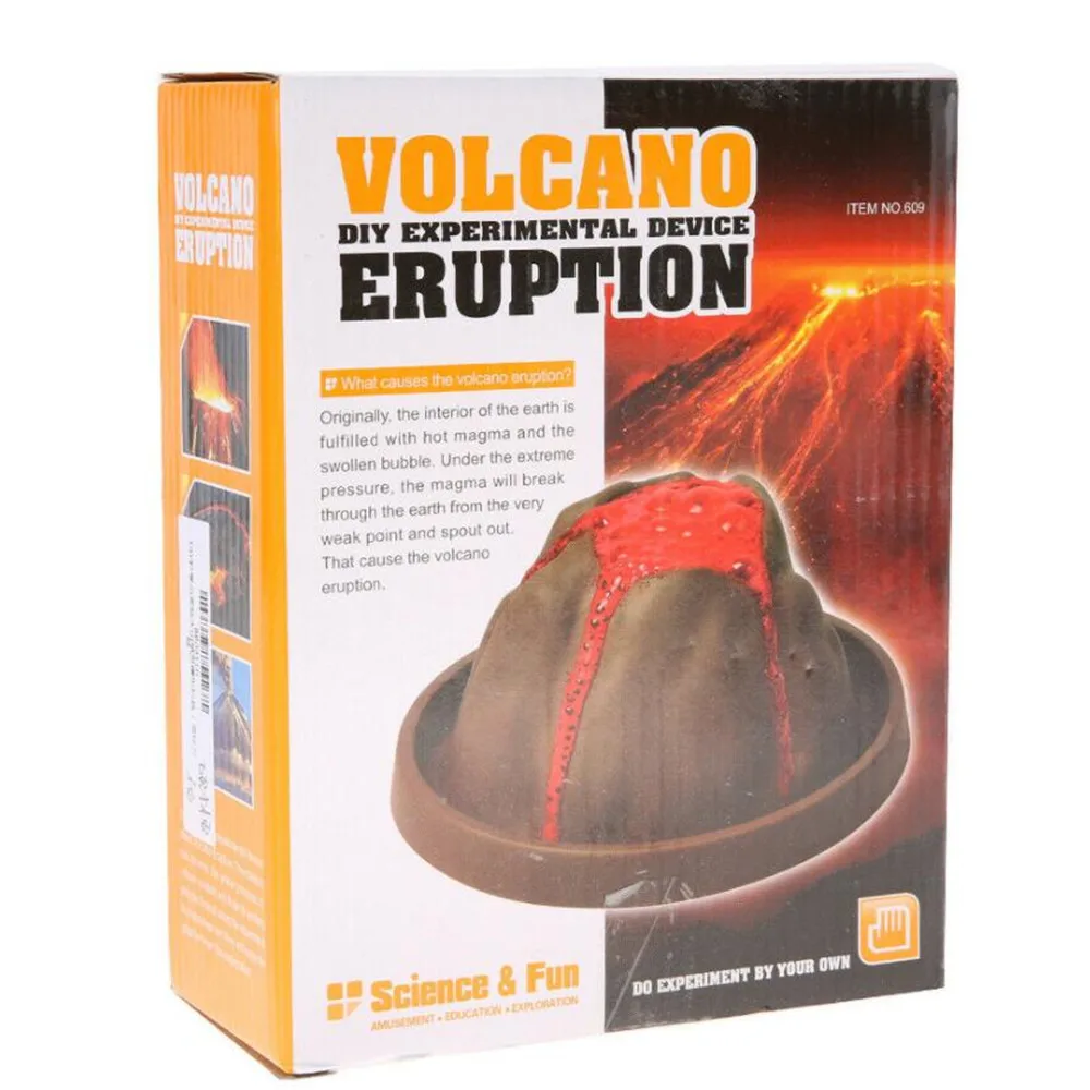 Kinder Ausbrechende Vulkan Eruption Set Wissenschaft Experiment Modell R09-0027 