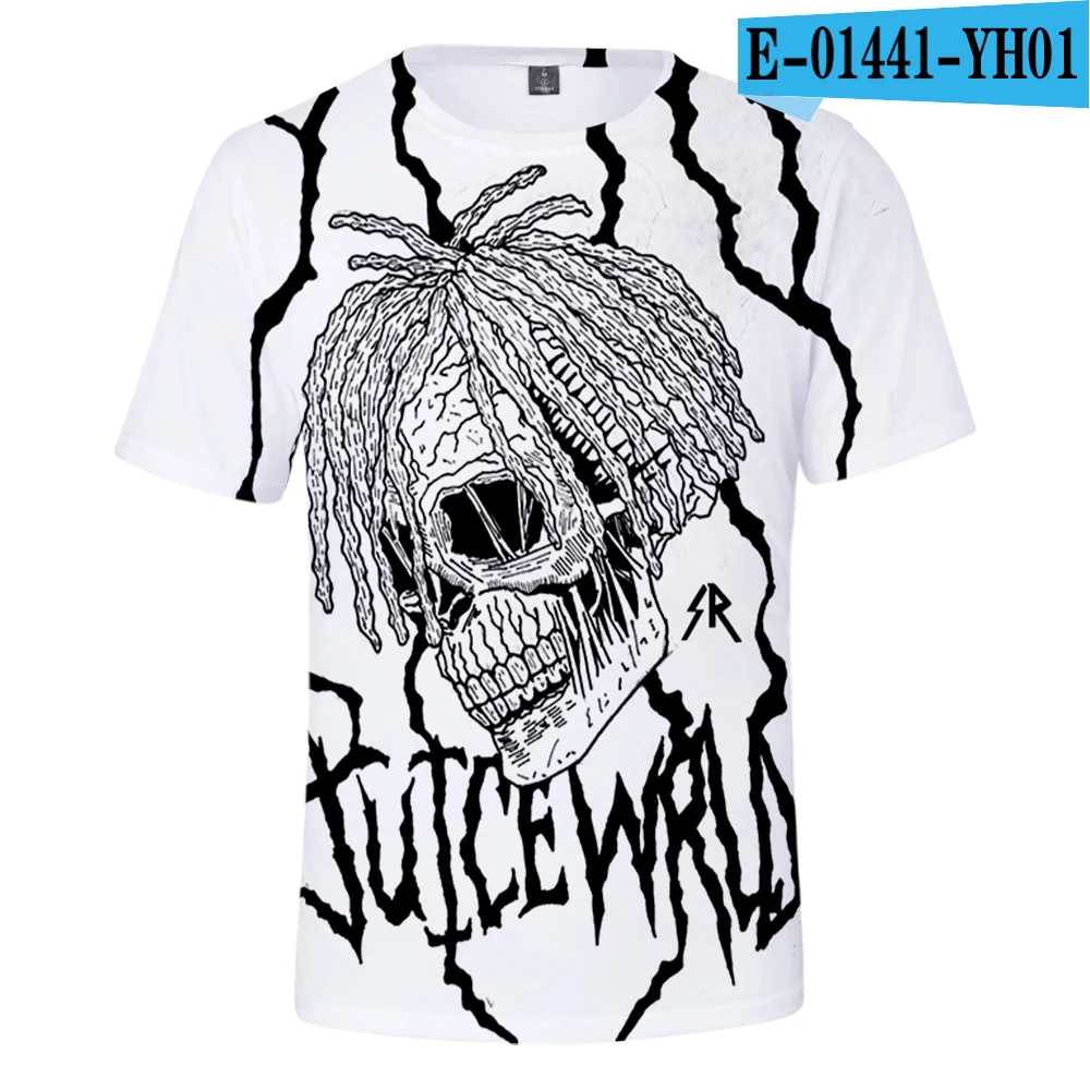 3D Высокое качество Juice Wrld Мужская 3D футболка/женские летние крутые футболки с коротким рукавом плюс размер Новое поступление Juice Wrld футболка s - Цвет: 3D