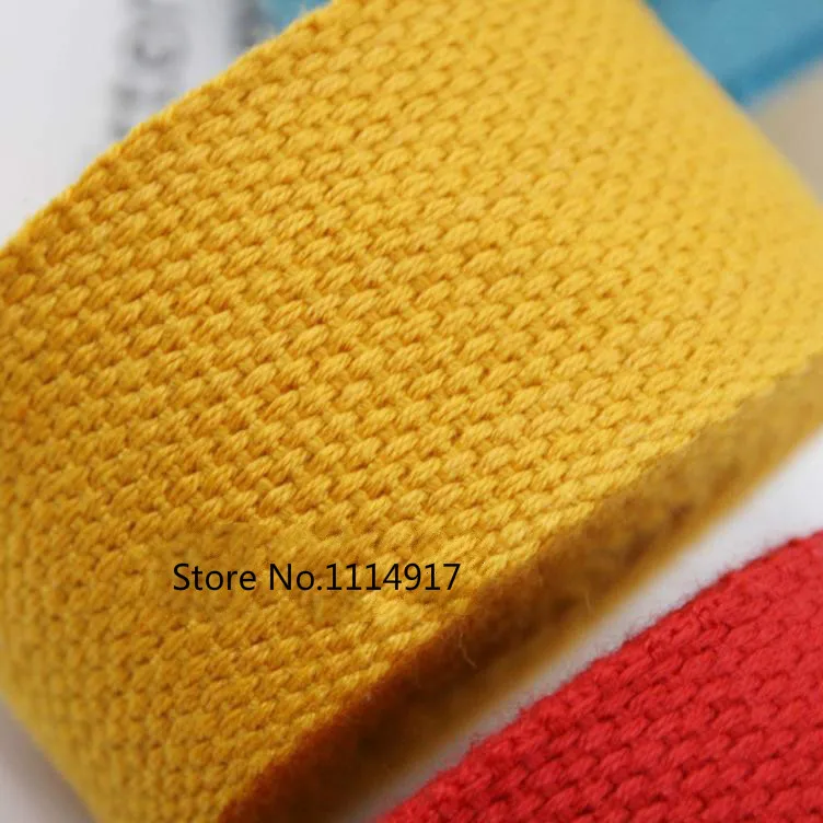 1.5stripe Webbing Cotton Webbing Bag Strap Fabric Belt Canvas