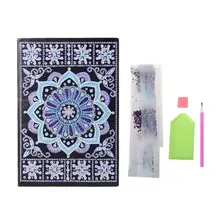 Цветок DIY алмазная живопись специальная форма блокнот дневник Книга А5 Вышивка крестом ремесло подарок