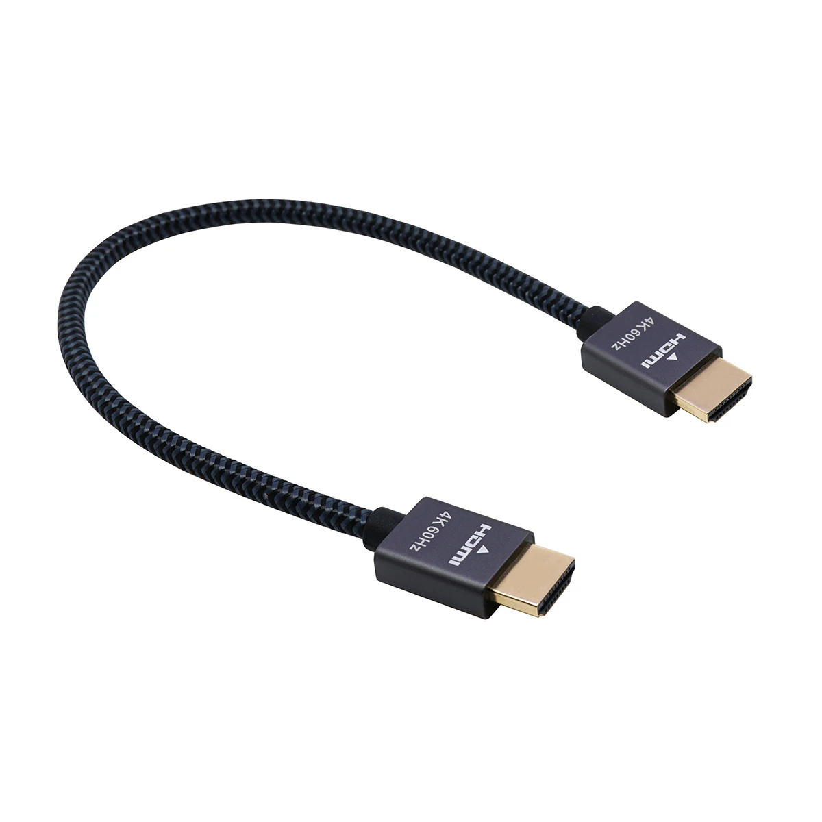 4k HDMI кабель 1 фут 30 см высокоскоростной HDMI 2,0 4 к 60 Гц кабель с оплеткой и сплавочной оболочкой совместимый UHD tv, Blu-ray, Xbox, PS4/3, PC