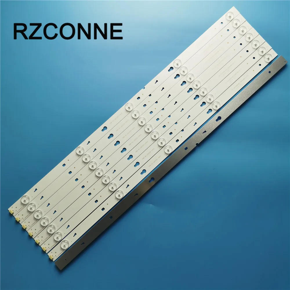 8pcs LED Ʈ  Ʈ 5leds TCL D55A710 TOT-32F3800A 4C-LB3205-YHEX1 OEM55LB09_LED 55FS3750 D55A810 D55A710